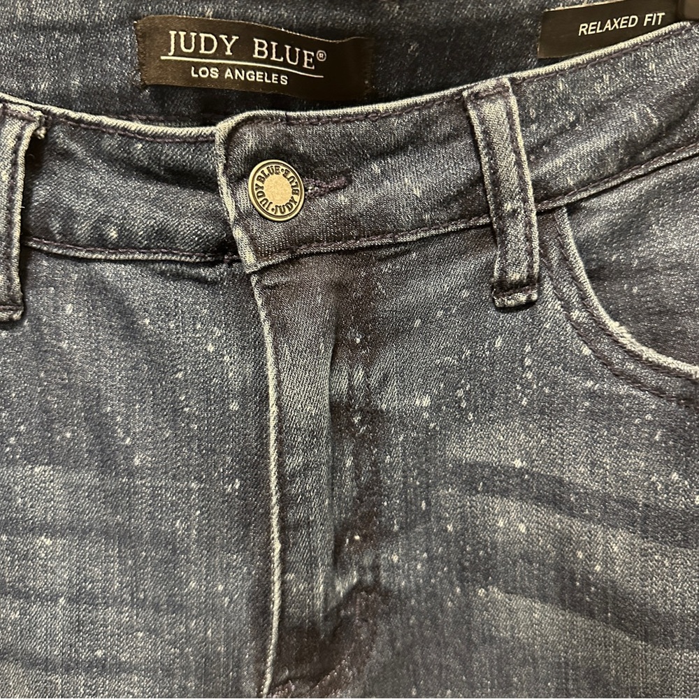 Judy Blue Speckle Wash Skinny Jeans Relaxed Fit Women’s Size 11/30 - Picture 3 of 11